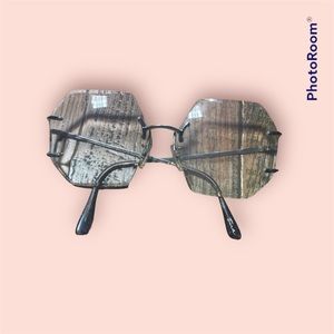 Tura octagon glasses eyeglasses frames clear Vintage RARE Tura Facet MOD 178